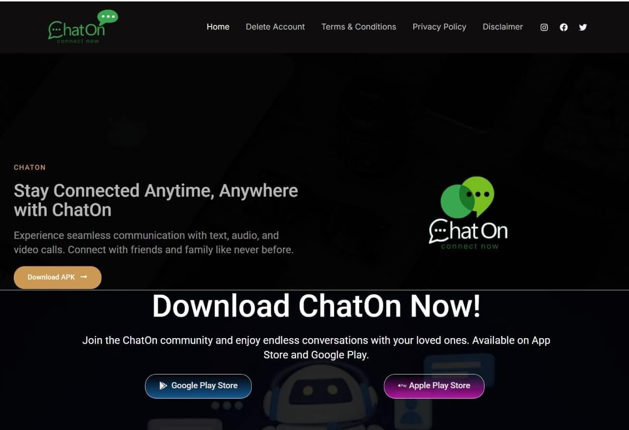 ChatOn.Wesbsite developed by sbstechsolution ,SBS is Nagpur based IT company