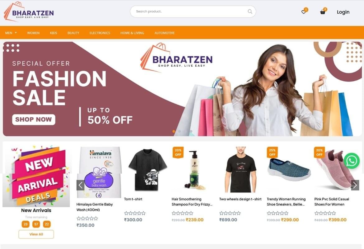 Bharatzen.com .Sbstechsolution , e-commerce
