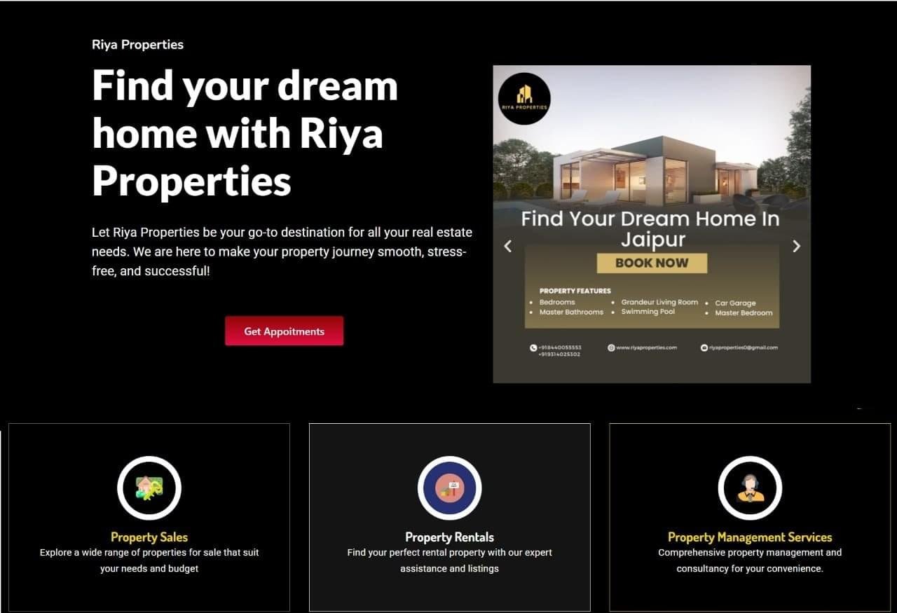 Riya Properties , sbstechsolution , sbs tech solution